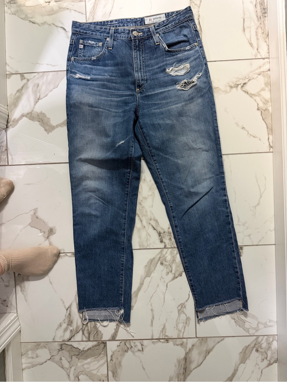 Distressed Blue Women’s Jeans